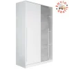 Armario 2P Noon plus cemento - blanco