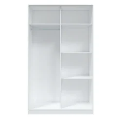 Armario 2P Noon plus cemento - blanco