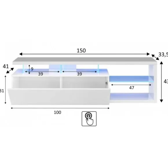 Bajo TV Led-Tech