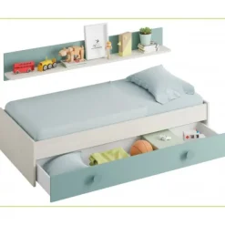 Cama Nido con estante Morón