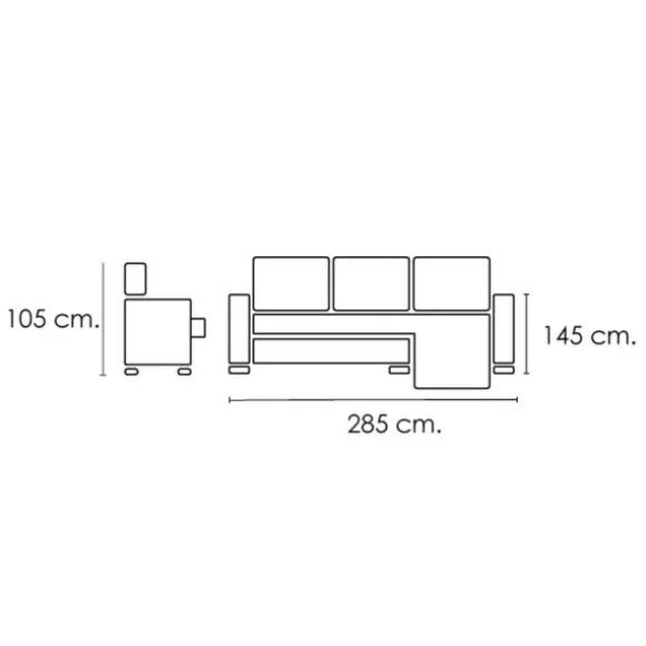 Chaiselongue Damasco calabria 14