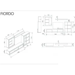 Composición Fiordo 259cm.