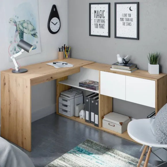 Duo mesa escritorio - estantería