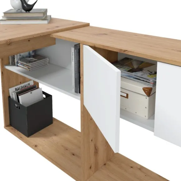 Duo mesa escritorio - estantería