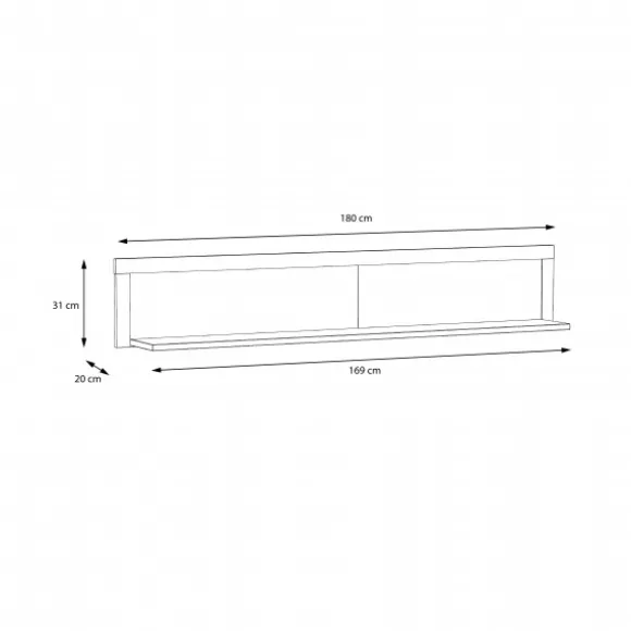 Estante pared Suprie *LIQUIDACION*