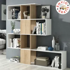 Estantería Elfos plus blanco / roble