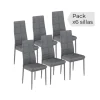 Juego de 6 sillas AXISS