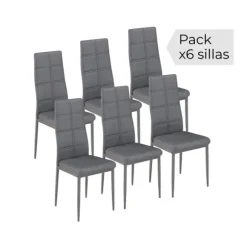 Juego de 6 sillas AXISS