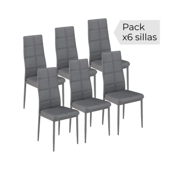 Juego de 6 sillas AXISS