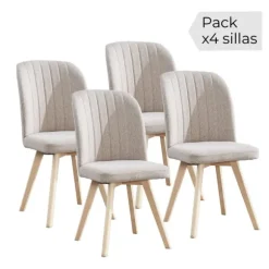 Juego de 4 sillas Lane