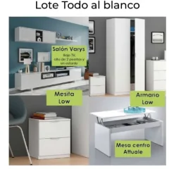 Lote "todo al blanco"
