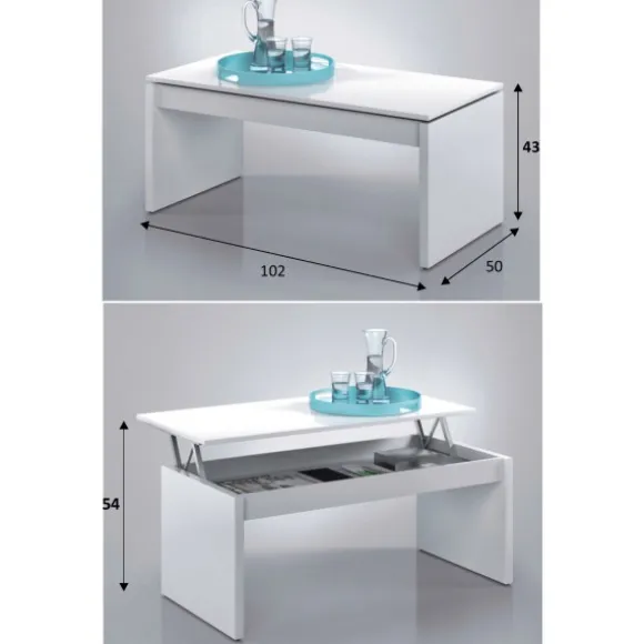 Mesa centro elevable Attuale