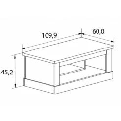 Mesa de centro Chellén