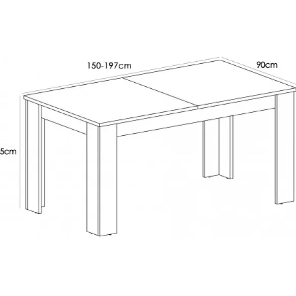 Mesa extensible Lena