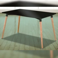 Mesa rectangular Dinamarca NEGRO