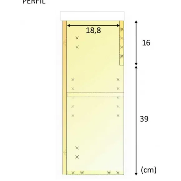 Mini mueble baño con espejo