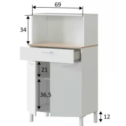 Mueble auxiliar cocina Fast