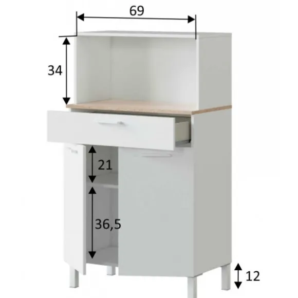 Mueble auxiliar cocina Fast
